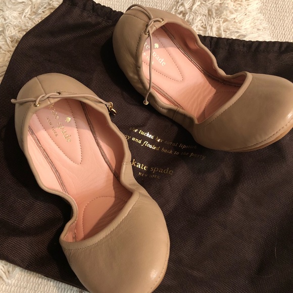 kate spade foldable flats